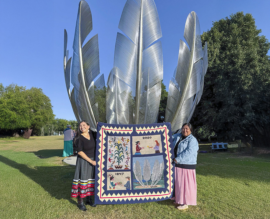 A rug, a memory, a Nation: Navajo & Hopi Families COVID-19 Relief Fund honors Irish friendship
