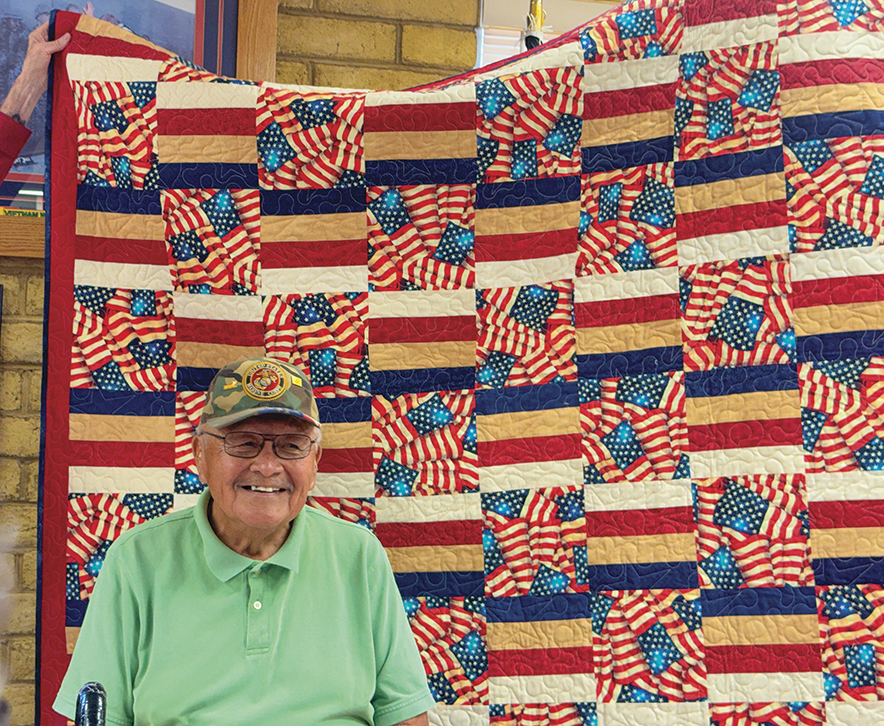 Wrapped in gratitude: U.S. military veterans honored with ‘Quilts of Valor’ in Gallup