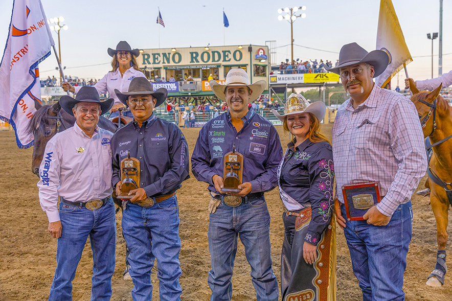 Rodeo roundup: Tsinigine, Buhler capture Reno Rodeo team roping title