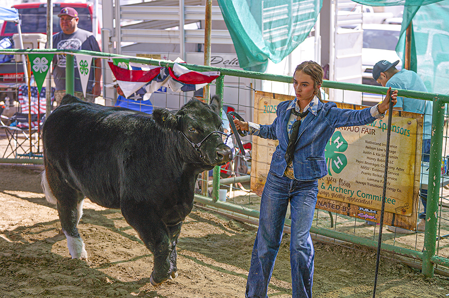 Upper Fruitland 4-Her impresses judge in round robin competition