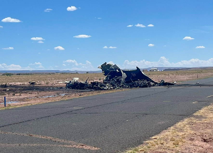 Medical plane crashes near Chinle, killing four
