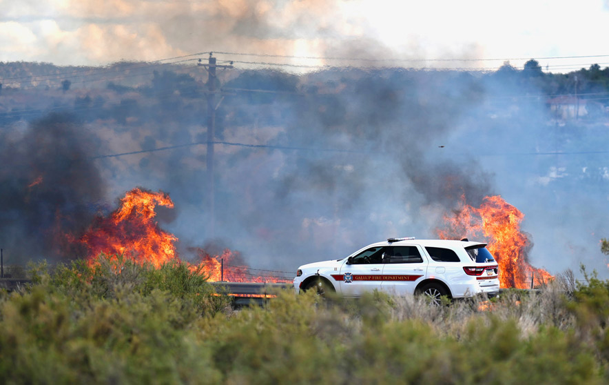 Electrical explosion ignites fires, knocks out power across Gallup; separate blaze destroys homes near medical center
