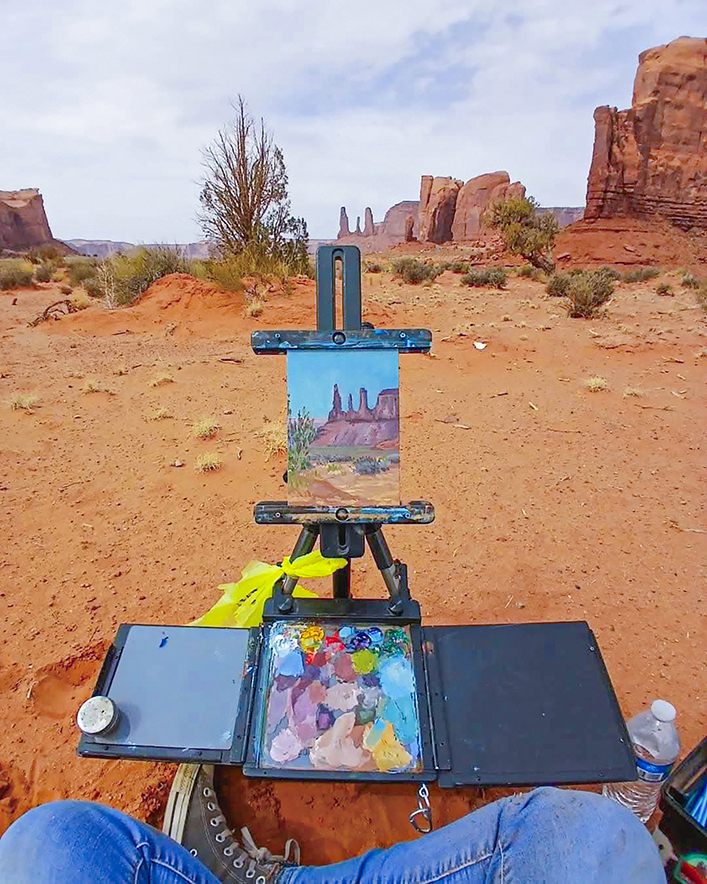 Painting Diné Bikéyah, preserving the teachings