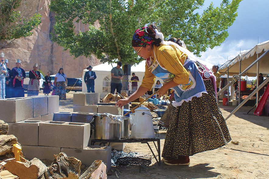 Miss Navajo Nation pageant opens with sheep-butchering competition