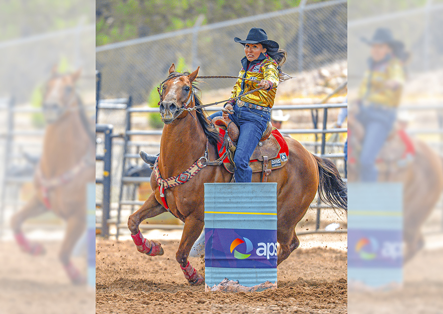 Winslow barrel racer repeats as<br>Navajo Nation Fair champion