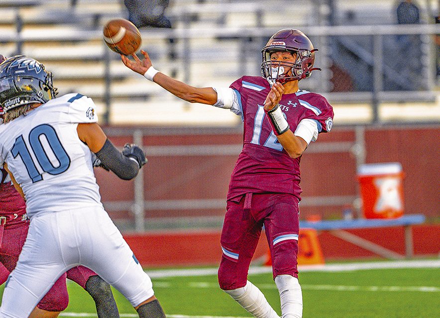 Ganado pulls away late to defeat Piñon, stays undefeated