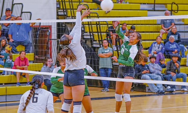Tuba City netters even 3A North record with four-set win over Chinle
