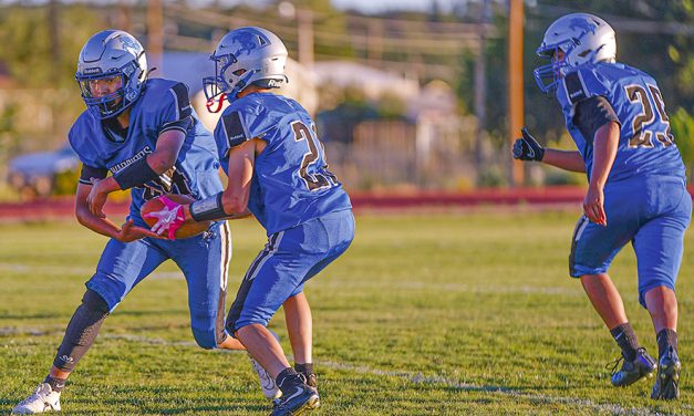 Navajo Pine scores 28 unanswered points for its first win of the season