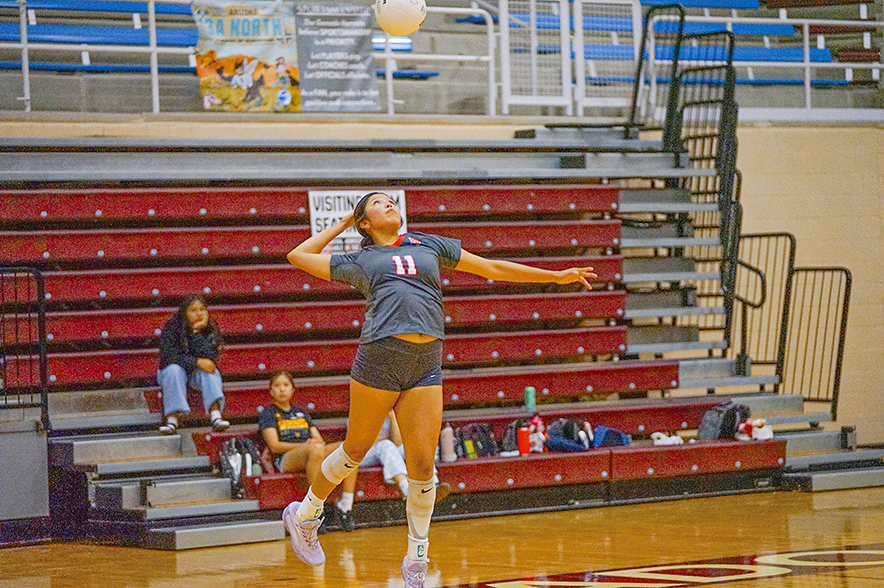 MV netters pound out 46 kills in three-set win over Ganado