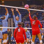 MV hammers down 55 kills in four-set win over Lady Scouts: Mustangs earns top seed for regional tournament