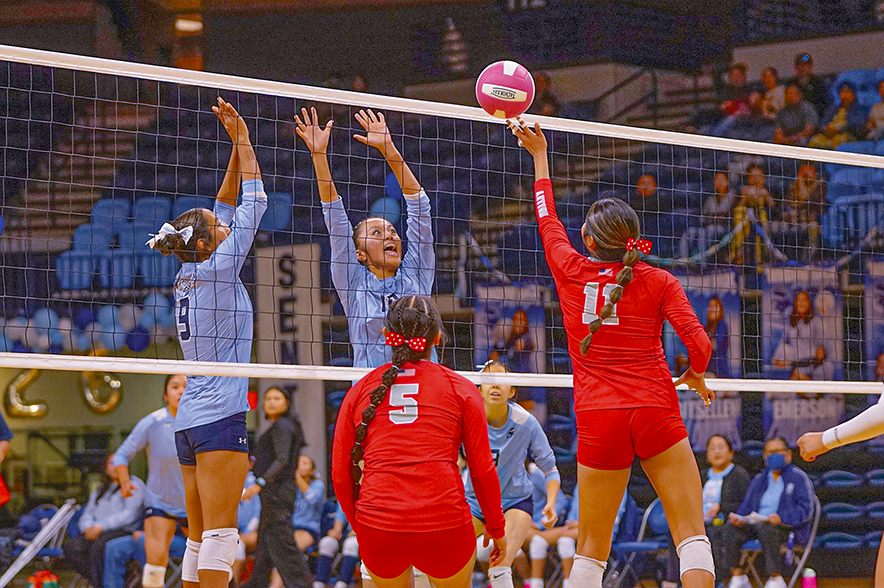 MV hammers down 55 kills in four-set win over Lady Scouts: Mustangs earns top seed for regional tournament