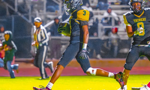 Thoreau Hawks soar past Wingate, 48-0, on Senior Night