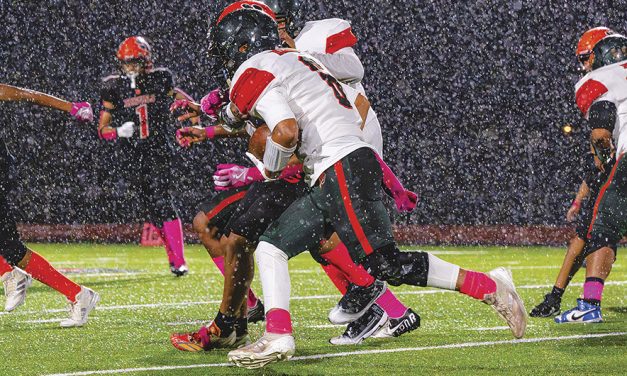 Wingate Bears edge Gallup Bengals, 14–12, in rain-soaked battle