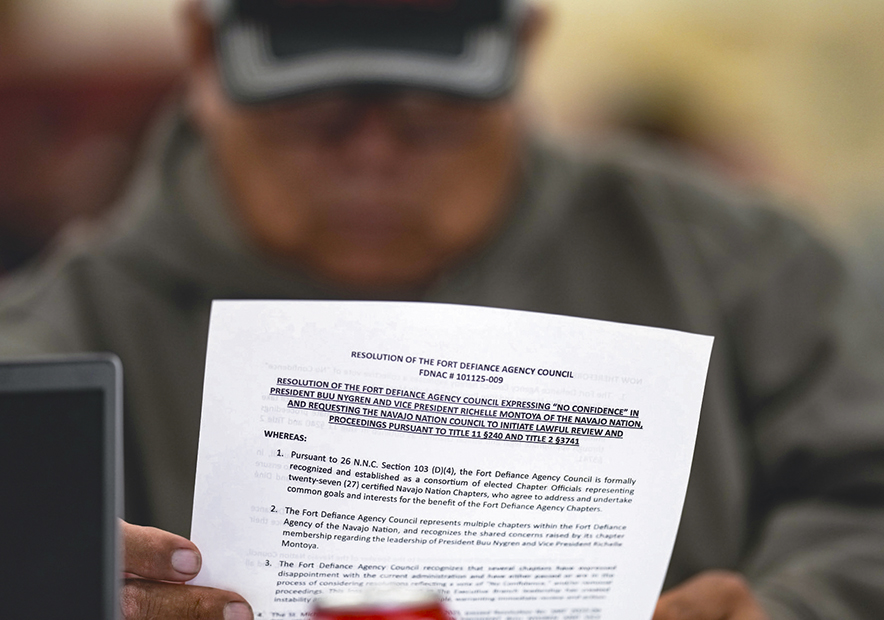 Montoya says she is willing to step aside as Fort Defiance advances no confidence push