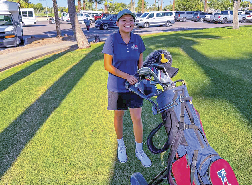 Diné golfer Myra Yazzie looking to qualify for state
