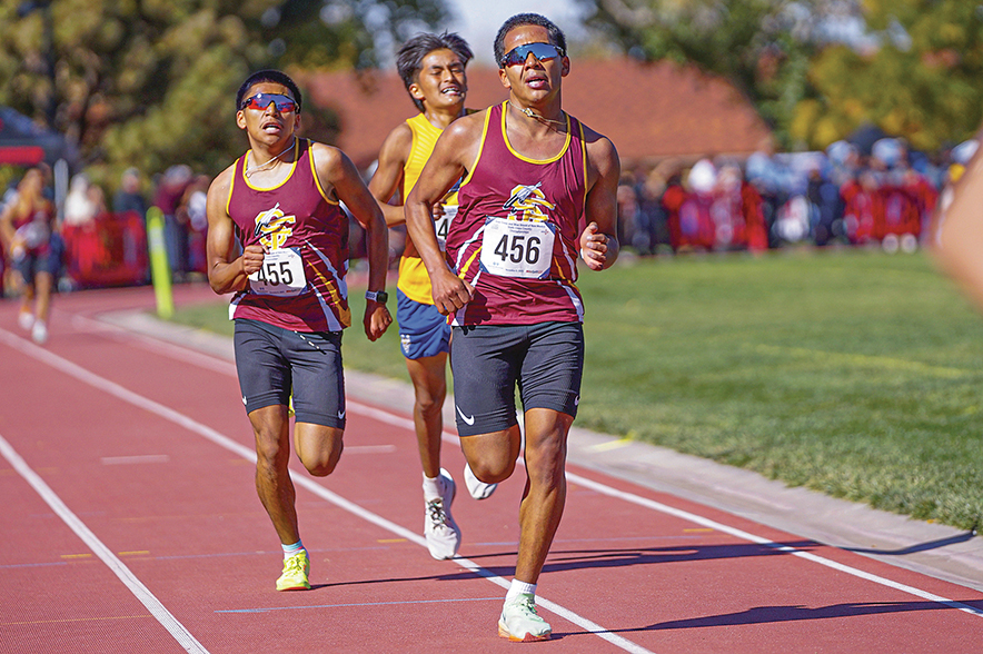Navajo Prep’s Elijah England wins back-to-back 3A state crown: SFIS boys unseat ‘Prep for team title