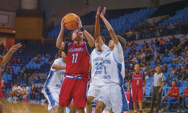 Holbrook boys pull away from Fighting Scouts in season opener