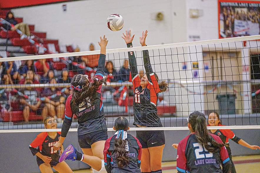 Shiprock outlasts Lady Bengals in five-set thriller