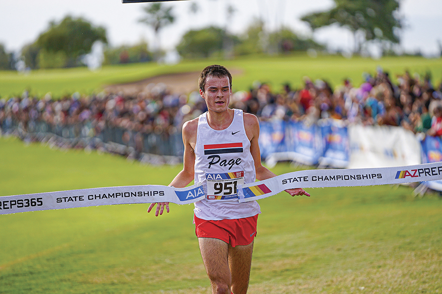 Best of the best: Page senior Symond Martin captures Brooks XC West Region race