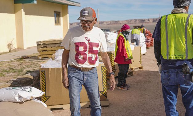 Food distribution highlights ongoing access challenges in Greasewood Springs