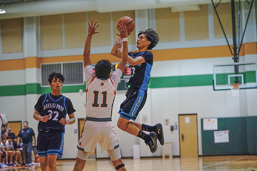 Navajo Prep boys overwhelm Wingate with 67-30 win