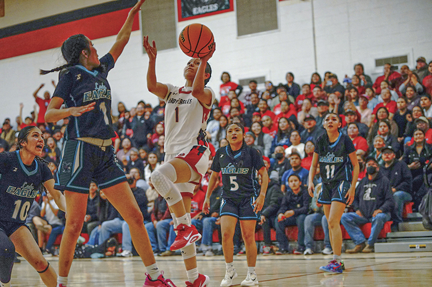 Top-ranked Navajo Prep girls rally for 41-36 win over No. 3 Crownpoint
