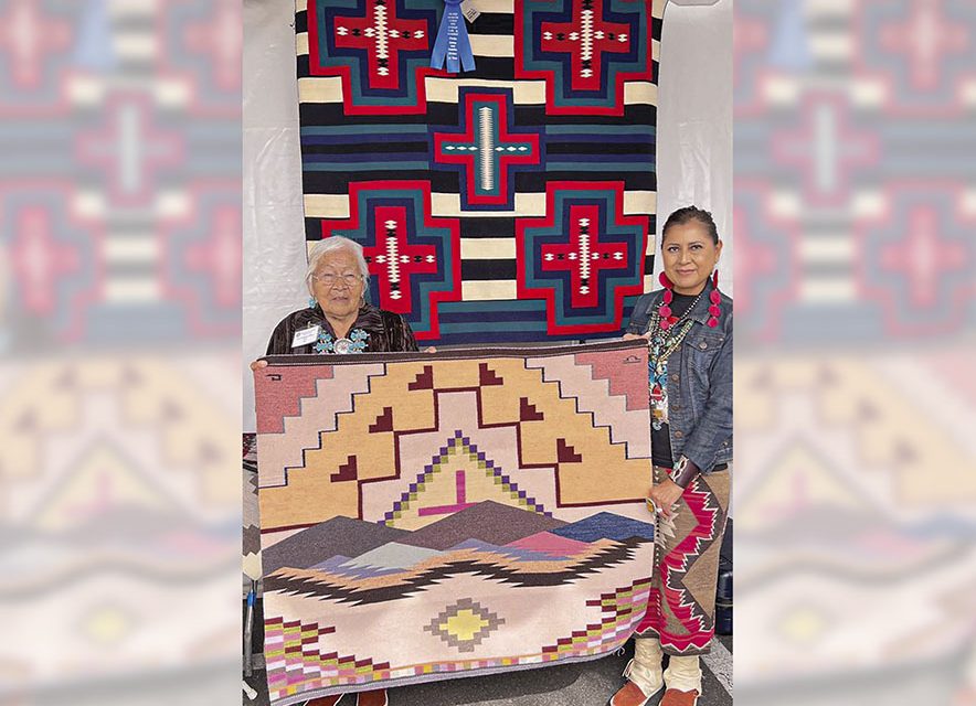 Ganado mother and daughter weavers partner on rug line debuting at Heard Museum