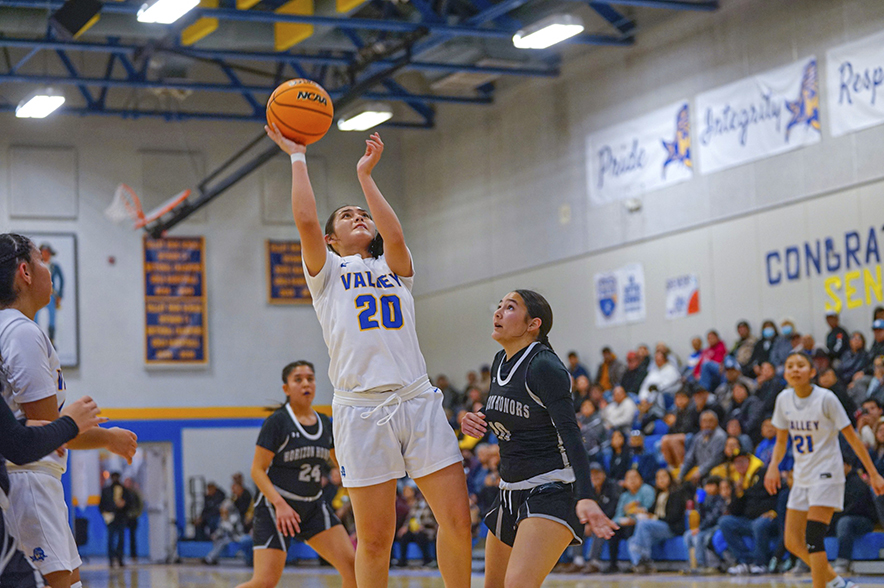 Valley girls basketball rallies past Horizon Honors, advances to 2A quarterfinals