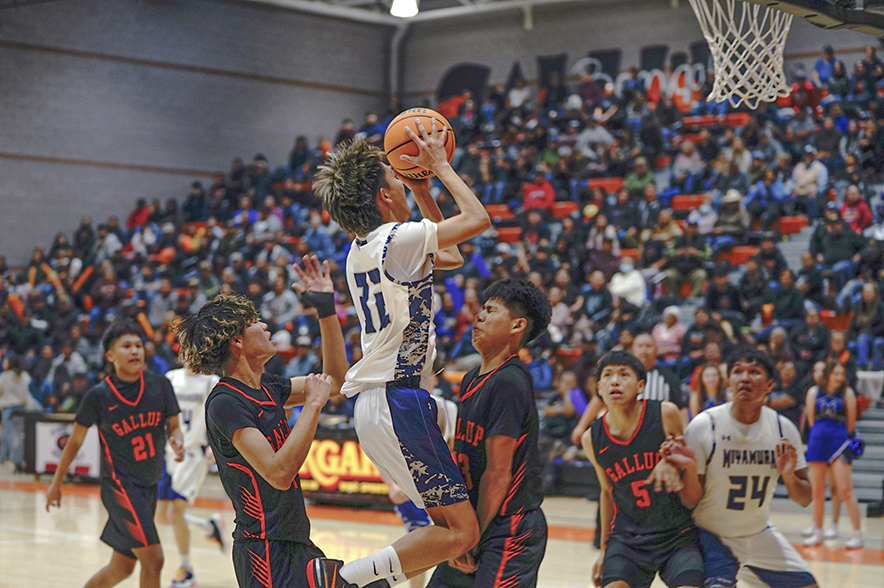Gallup boys turn back Miyamura to keep district title aspirations alive