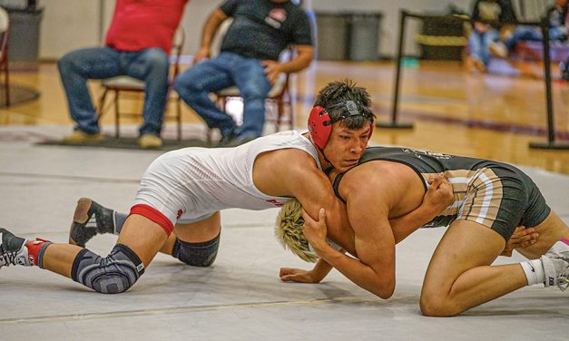 St. Johns wrestling team shows its dominance: Diné junior among sectional champs