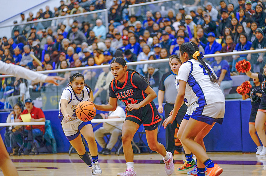 Top-ranked KC girls roll past No. 2 Gallup