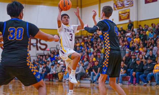 Second half surge puts Tohatchi boys in district championship game: Cougars upend Zuni, 77-42, in semis
