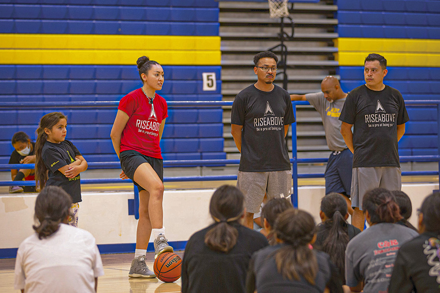 Analyss Benally named New Mexico True Hero for youth basketball work
