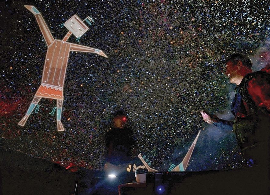 Students explore the stars in three languages at Puente de Hózhó