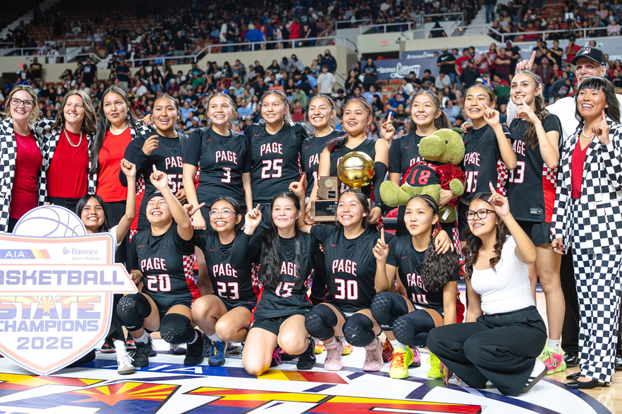 Page claims ninth 3A girls state title in 32-30 thriller over Window Rock