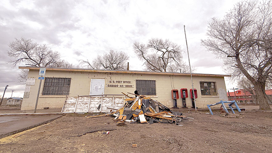 Ganado Post Office repairs underway, service could return by late March