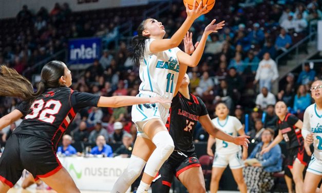 Navajo Prep girls looking to 3-peat<br> Lady Eagles crush Cobre in 3A semifinals