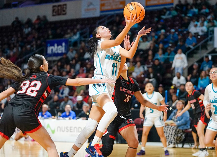 Navajo Prep girls looking to 3-peat<br> Lady Eagles crush Cobre in 3A semifinals