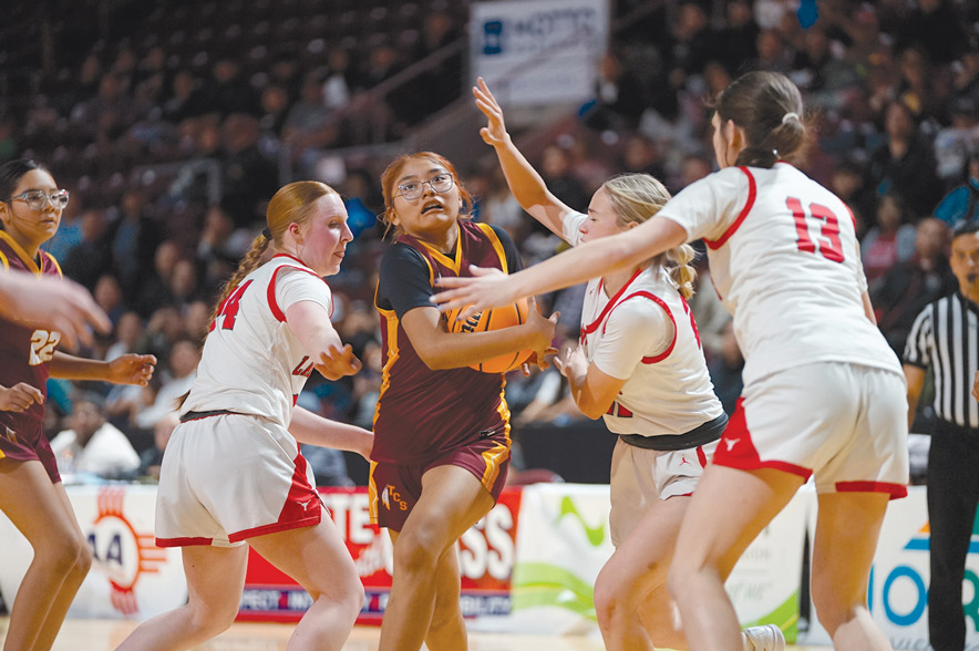 To’hajiilee girls exceed coach’s expectations with semifinal appearance