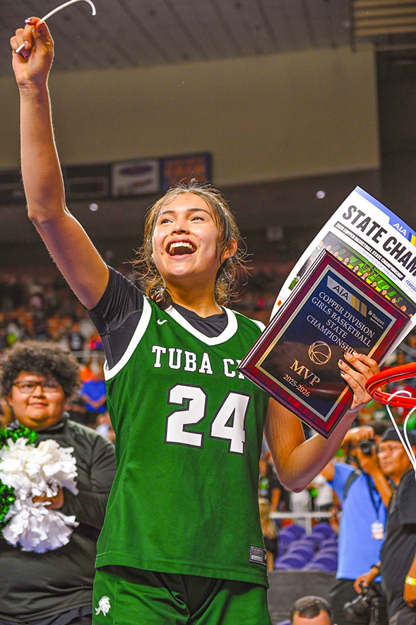 Tuba City defeats Snowflake 59-54 for Copper state title
