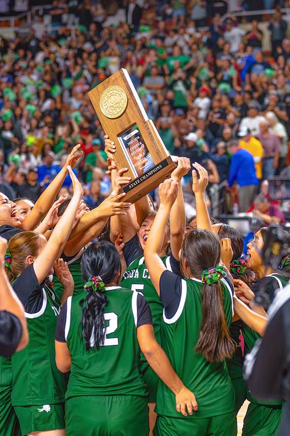 Tuba City defeats Snowflake 59-54 for Copper state title