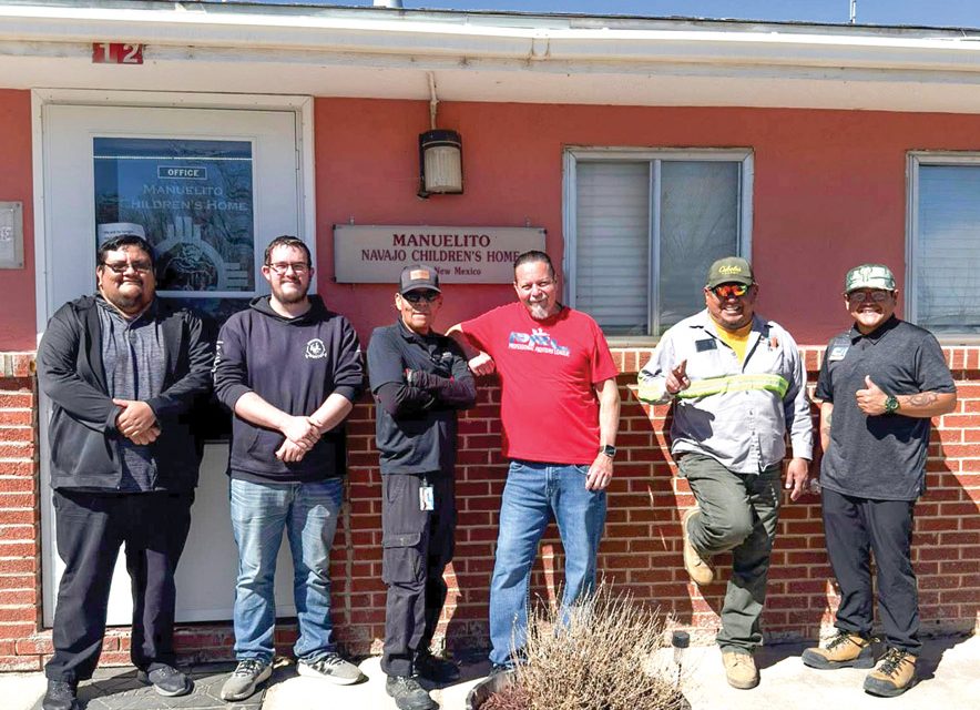 Fire Rock team delivers food to children’s home