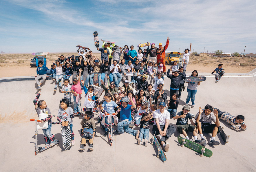 Two Grey Hills park hosts skate jam, seed planting on Earth Day