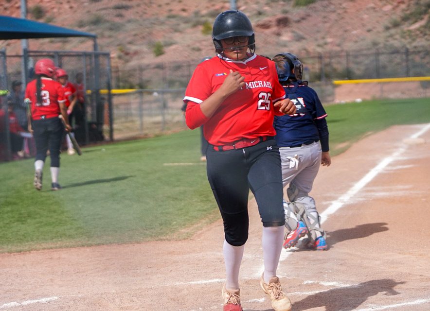 Hit parade: Lady Cardinals belt six homers in win over Red Mesa