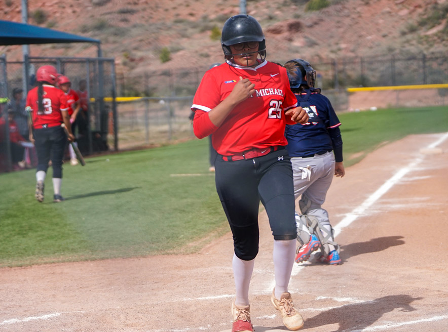 Hit parade: Lady Cardinals belt six homers in win over Red Mesa