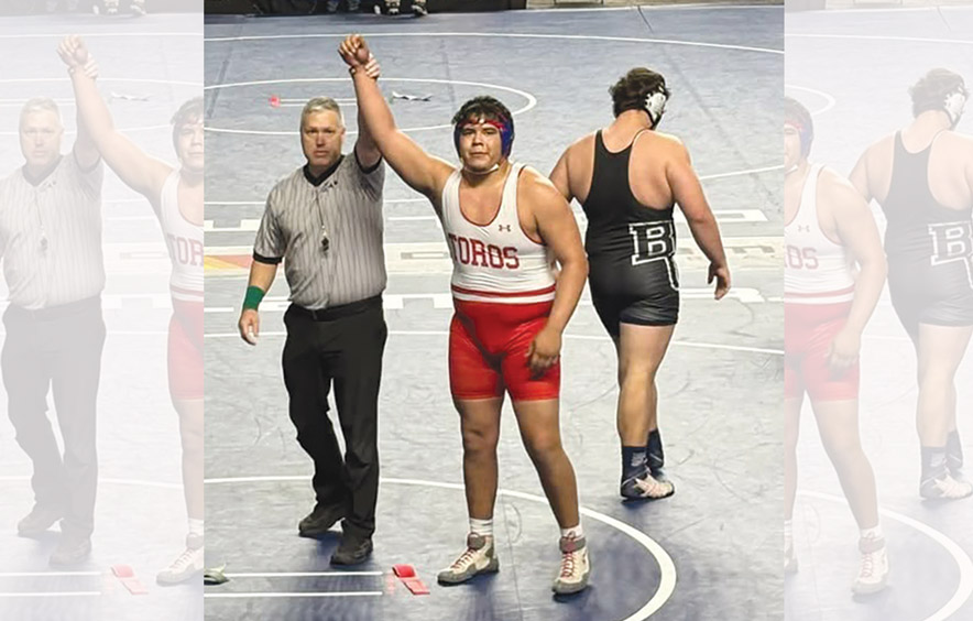 Cannon Begay battles back from broken vertebra to place fifth at state