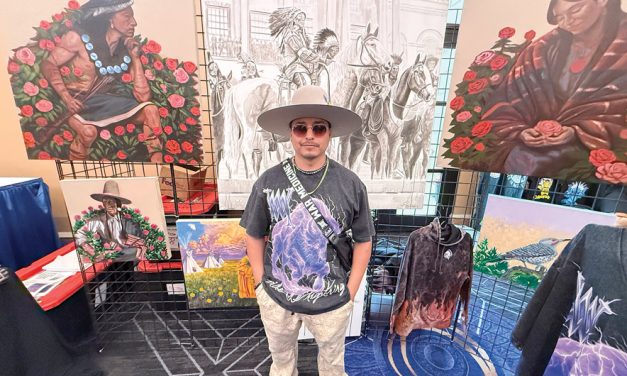 Shoshone-Bannock artist uses Capitol image to inspire at RES 2026
