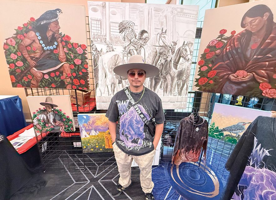 Shoshone-Bannock artist uses Capitol image to inspire at RES 2026
