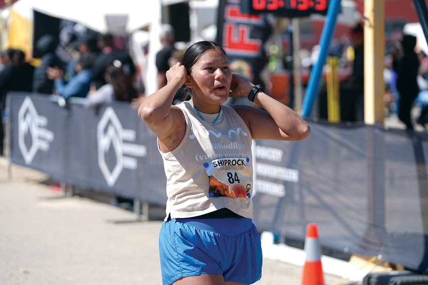 Debut winners: <br>Daangoiina Haven, Tyrell Natewa win Shiprock Marathon