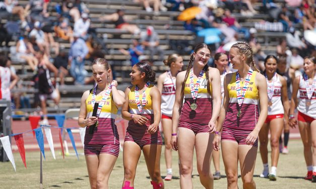 Lady Lynx reset school record in 4×200 relay race with state title win